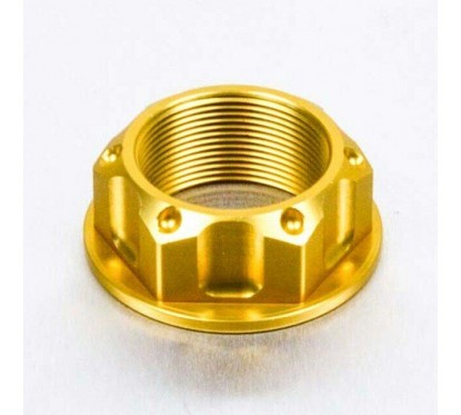 NUT TOP YOKE M25X1.00 GOLD