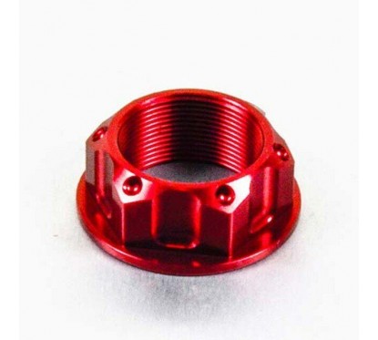 NUT TOP YOKE M25X1.00 RED