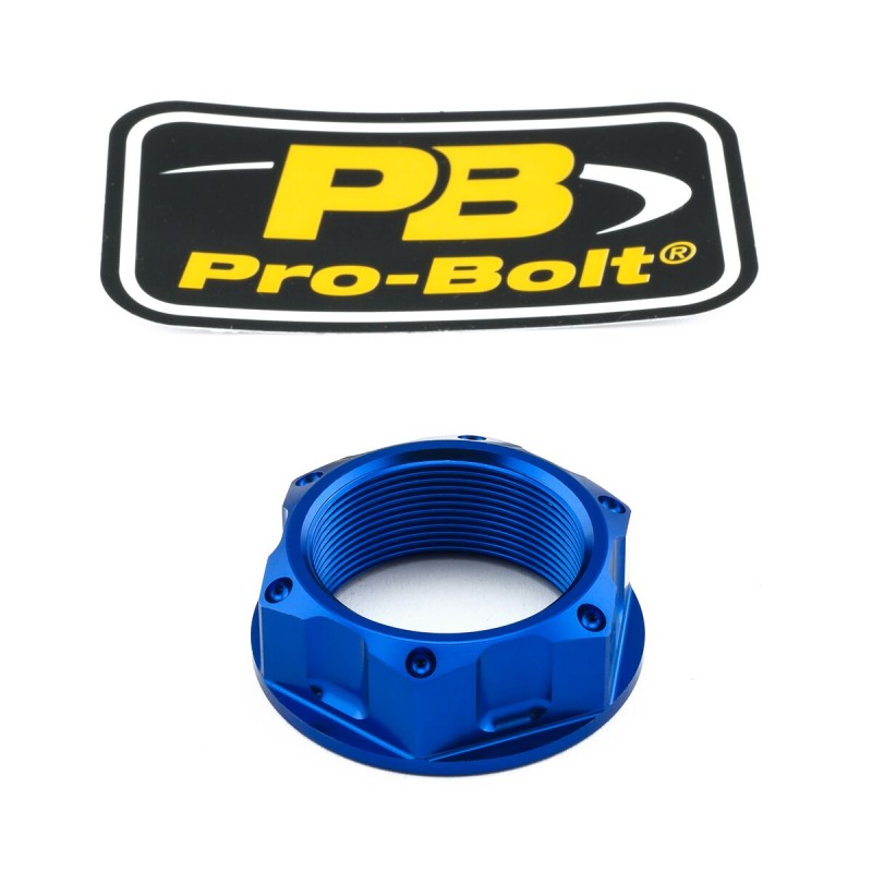 NUT TOP YOKE M28X1.00 BLUE