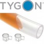 Durite pour bocal de frein TYGON 6.4mm - 30cm + 2 Colliers