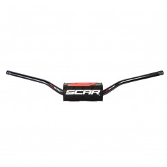 HANDLEBAR O2 STEWART BK/BK PAD