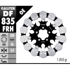 BRAKE ROTOR FLOATING SKULL