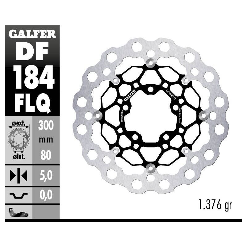 BRAKE ROTOR FLOATING CUBIQ - 17104110