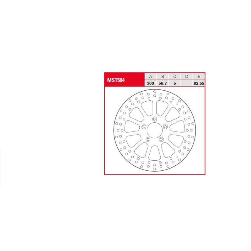 BRAKE ROTOR FIXED ROUND