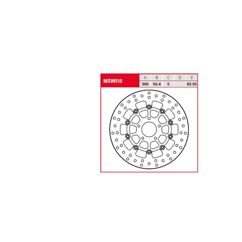 BRAKE ROTOR FLOATING ROUND - 17104182