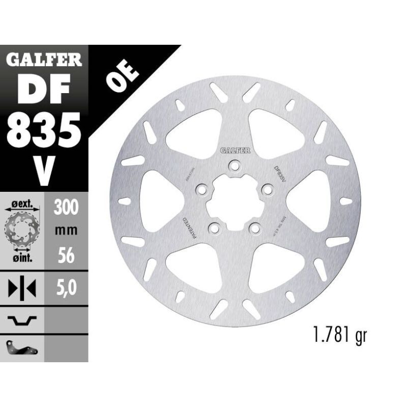 BRAKE ROTOR FIXED ROUND - 17104228