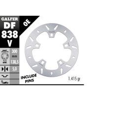 BRAKE ROTOR FIXED ROUND - 17104238