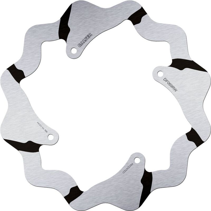BRAKE DISC FIXED WAVE GROOVED