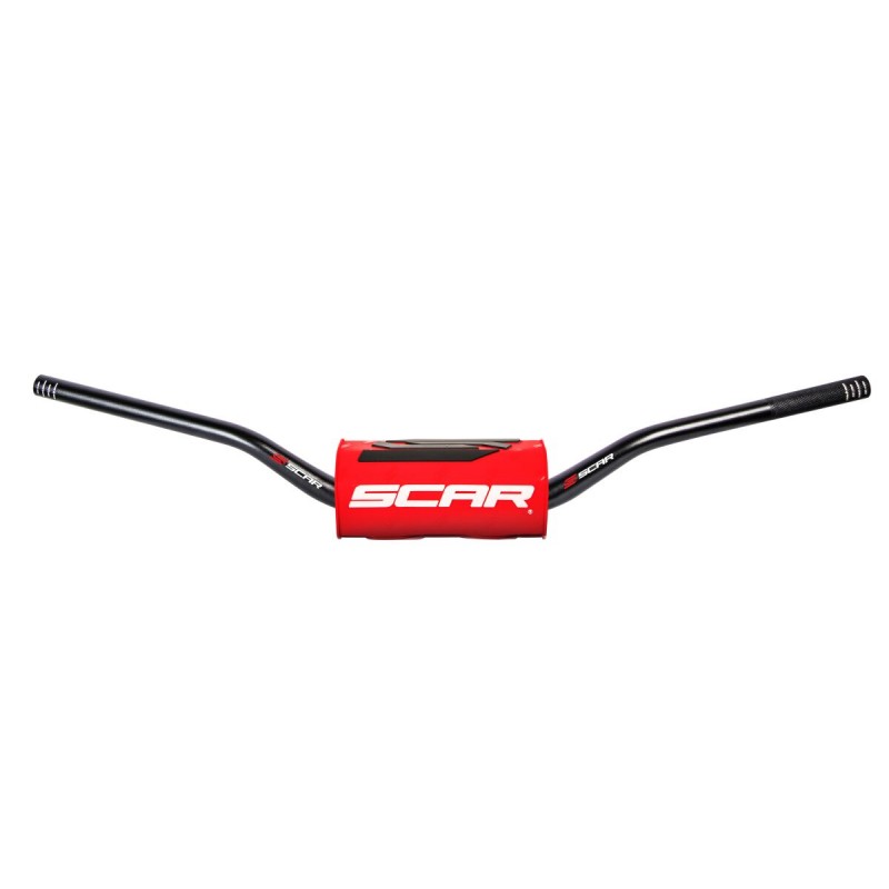 HANDLEBAR O2 LOW BK/RD PAD