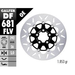 BRAKE ROTOR FLOATING ROUND