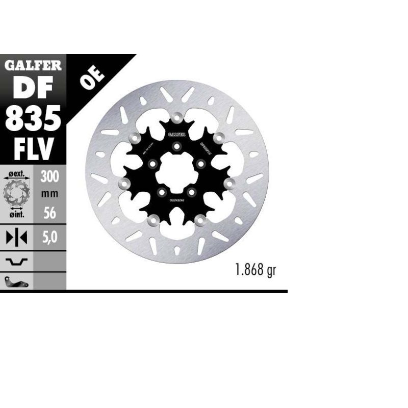 BRAKE ROTOR FLOATING ROUND - 17104230