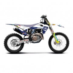 Kit déco BLACKBIRD Replica Factory Team pour Husqvarna