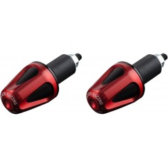 BAR END WEIGHT RED/BLK