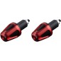 BAR END WEIGHT RED/BLK