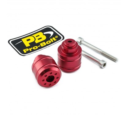 BAR END ALU HONDA 10 RED