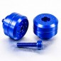 BAR END YAM 10 30MM BLUE