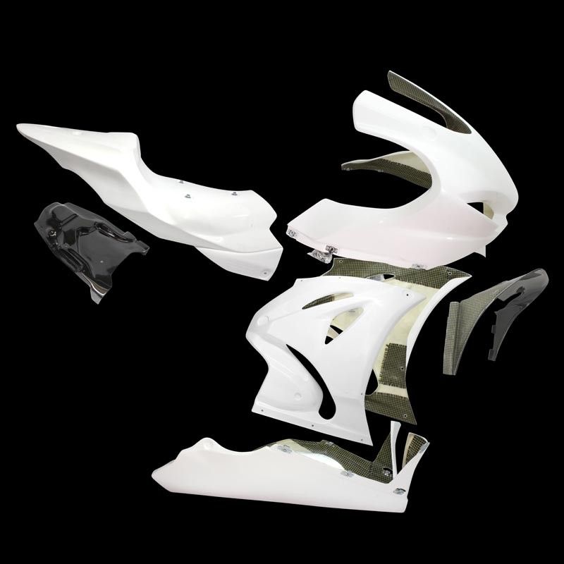 Carénage racing 6 parties fibre de verre GSXR1000 2017-2018 Carénage racing 6 parties fibre de verre GSXR1000 2017-2018