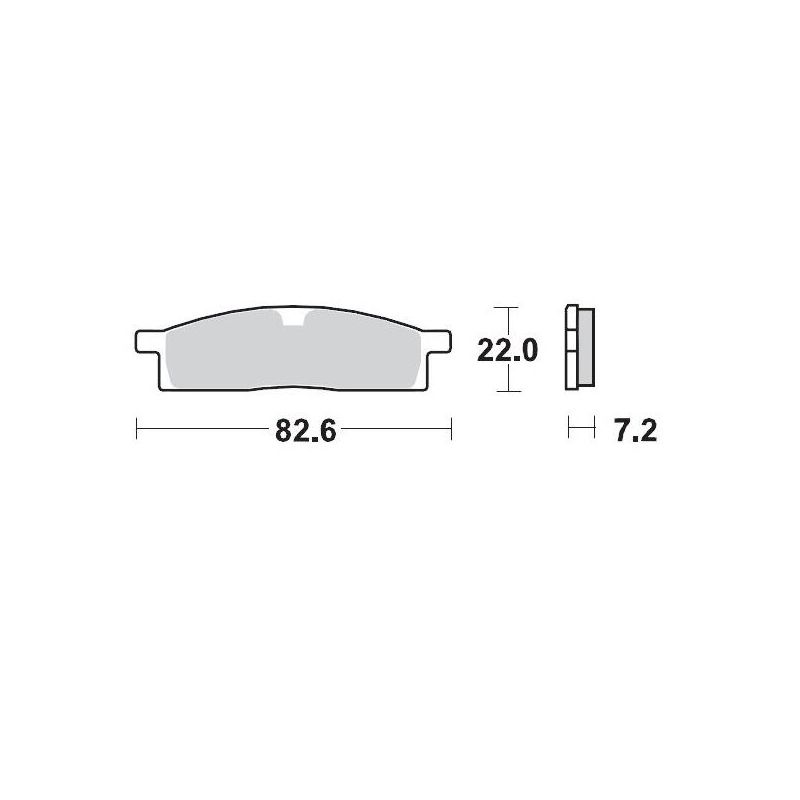 BRAKE PAD OFFROAD SINTER PRO RACING GP - 17211261
