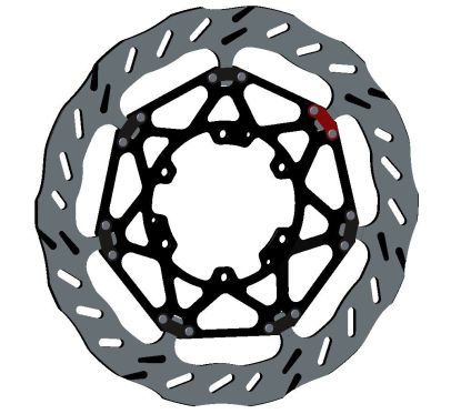 Disque de frein BRAKING EP047L Epta Wave flottant Honda CBR600RR