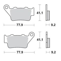 BRAKE PAD OFFROAD SINTER PRO RACING GP - 17211270