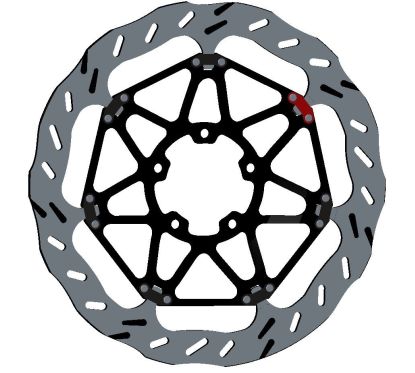 Disque de frein BRAKING EP146L Epta Wave flottant Ducati Panigale V4