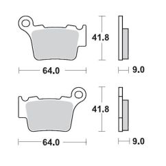 BRAKE PAD OFFROAD SINTER PRO RACING GP - 17211279