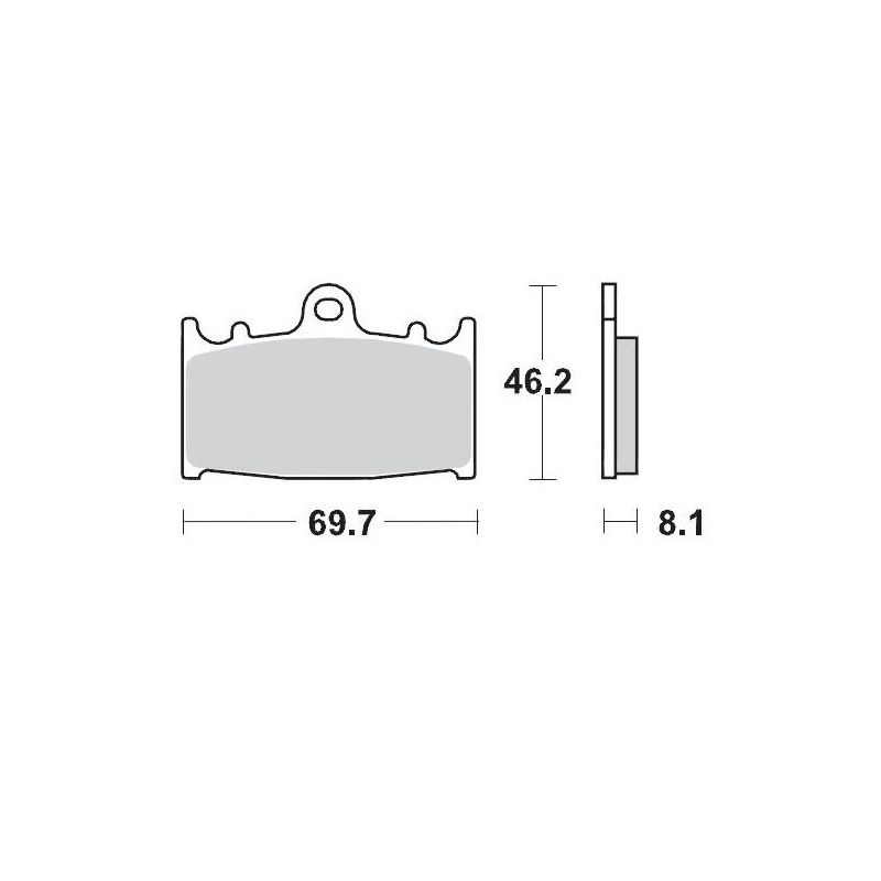BRAKE PAD OFFROAD SINTER PRO RACING GP - 17211288