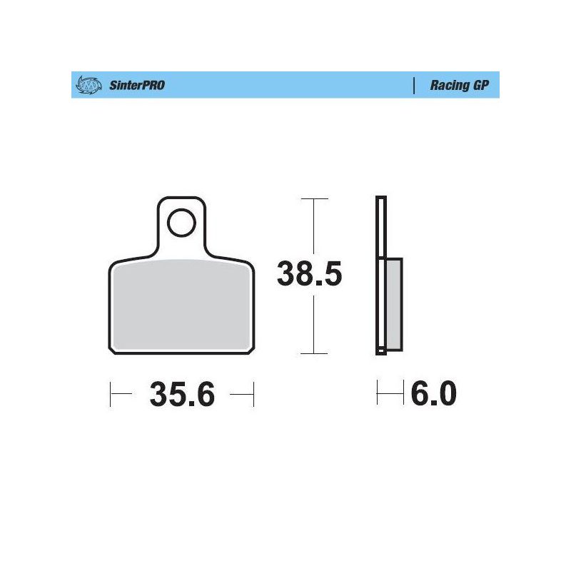 BRAKE PAD OFFROAD SINTER PRO RACING GP - 17212526