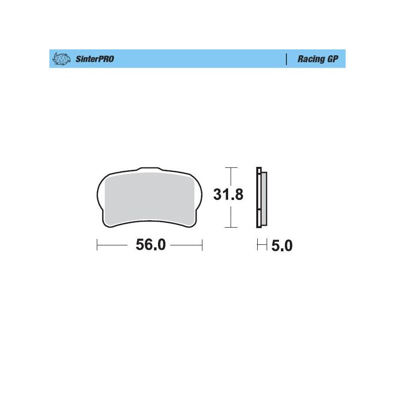 BRAKE PAD OFFROAD SINTER PRO RACING GP - 17212529