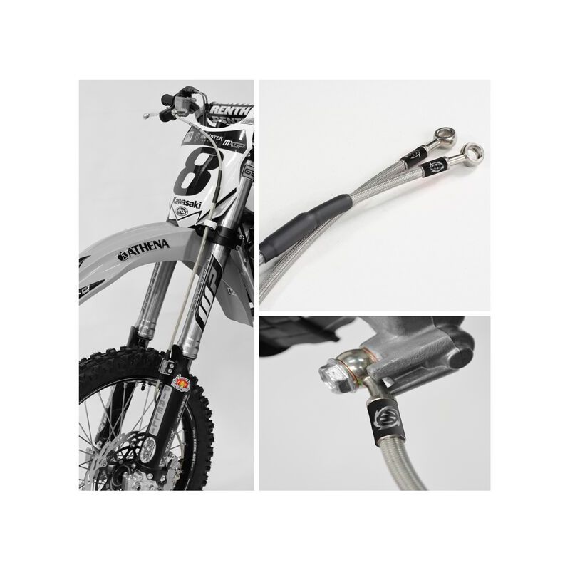 BRAKE LINE STAINLESS STEEL FRONT