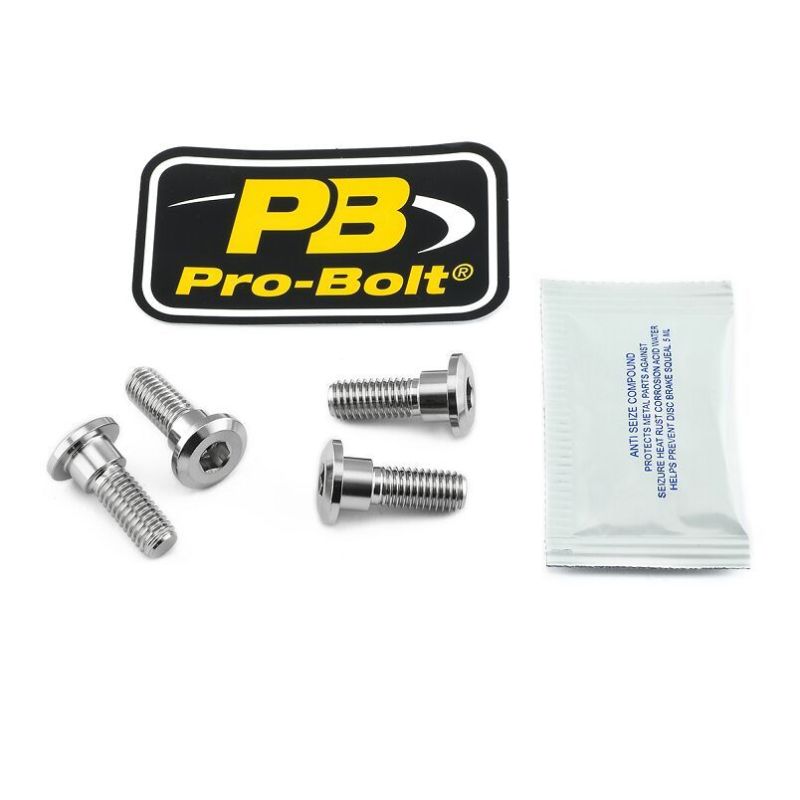 Kit de vis de fixation pour disque de frein inox
