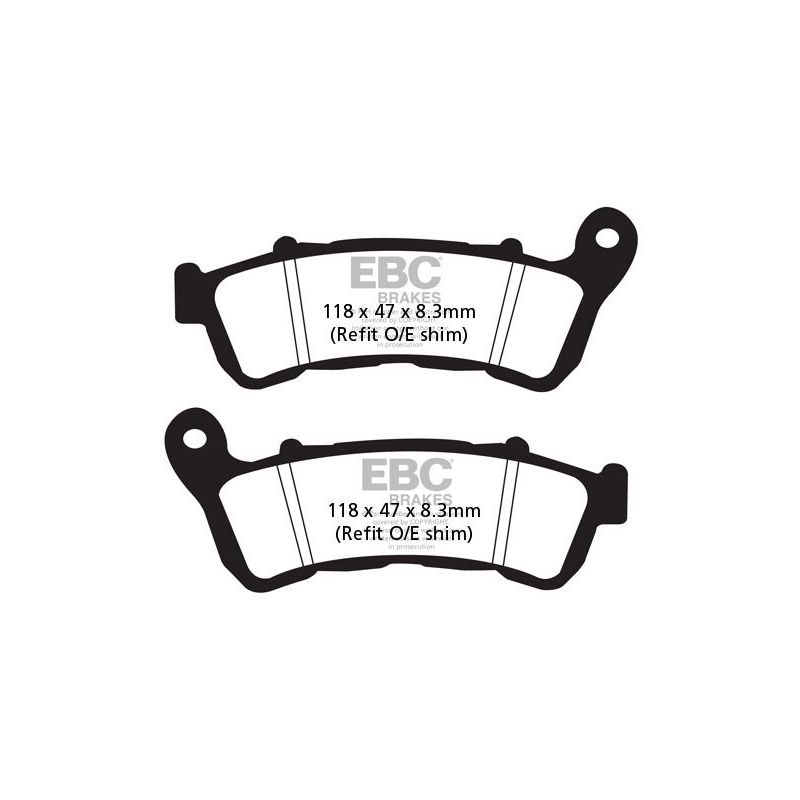 Plaquettes de frein frittées EPFA Extreme Pro