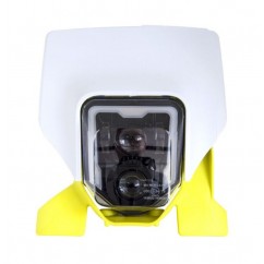 RACETECH Front Headlight Mask With Homologated LED Light