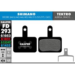 Plaquettes de frein standard G1053