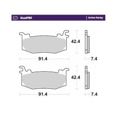 BRAKE PAD ROADPRO CARBON RACING