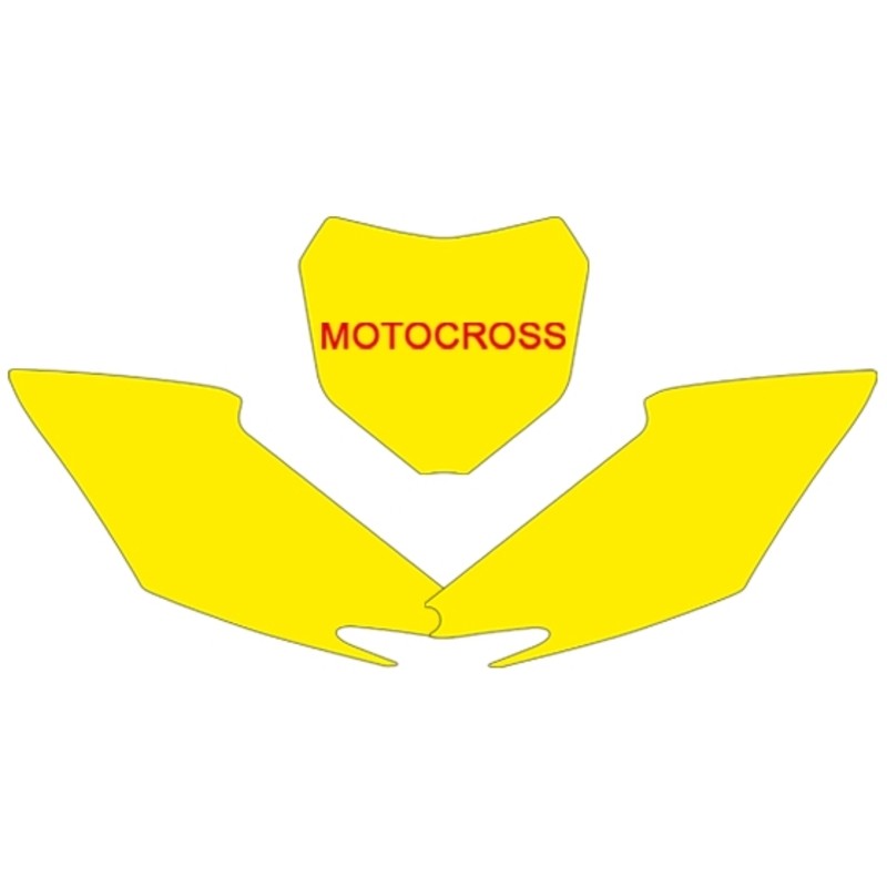 Fonds de plaque BLACKBIRD noir Honda CRF250R/450R