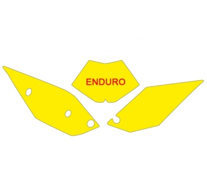 Fonds de plaque BLACKBIRD jaune Beta RR