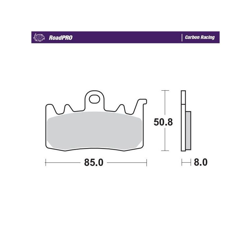 BRAKE PAD ROADPRO CARBON RACING - 17212686