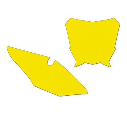 Fonds de plaque BLACKBIRD jaune Honda CRF450R