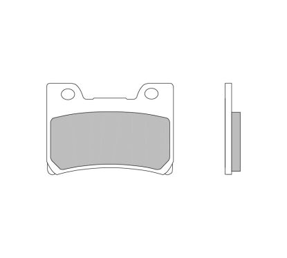 PLAQUETTES FREIN BREMBO TYPE 07YA26 SR METAL FRITTE - SPORT