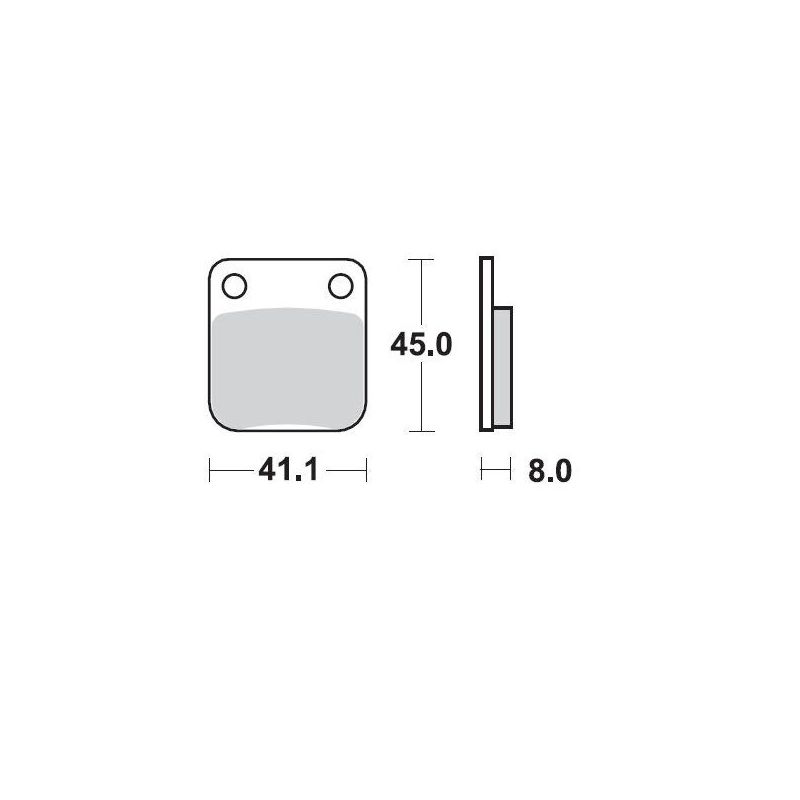 BRAKE PAD OFFROAD SINTER PRO RACING - 17211296