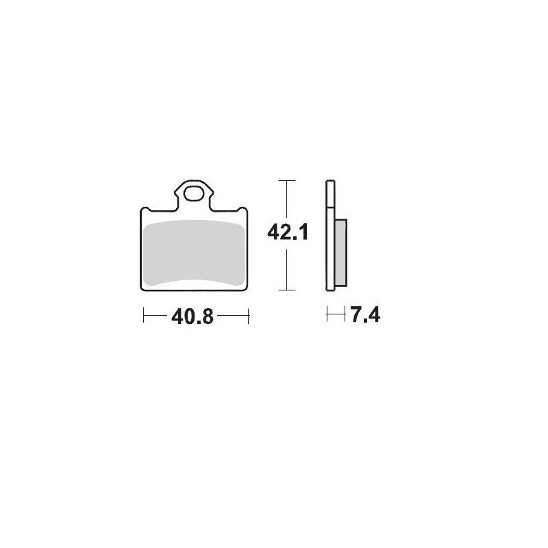 BRAKE PAD OFFROAD SINTER PRO RACING - 17211297