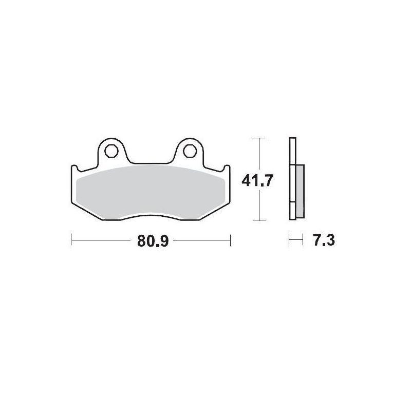 BRAKE PAD OFFROAD SINTER PRO RACING - 17211690
