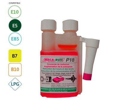 MECARUN - PACK VIDANGE - P18 250ml + ENGINE FLUSH 500ml