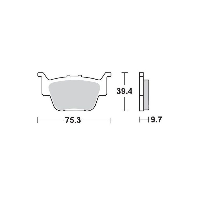 BRAKE PAD ATV SINTER PRO RACING - 17211707