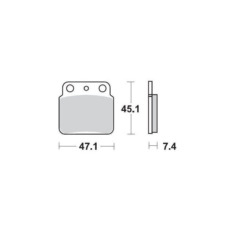 BRAKE PAD ATV SINTER PRO RACING - 17211708
