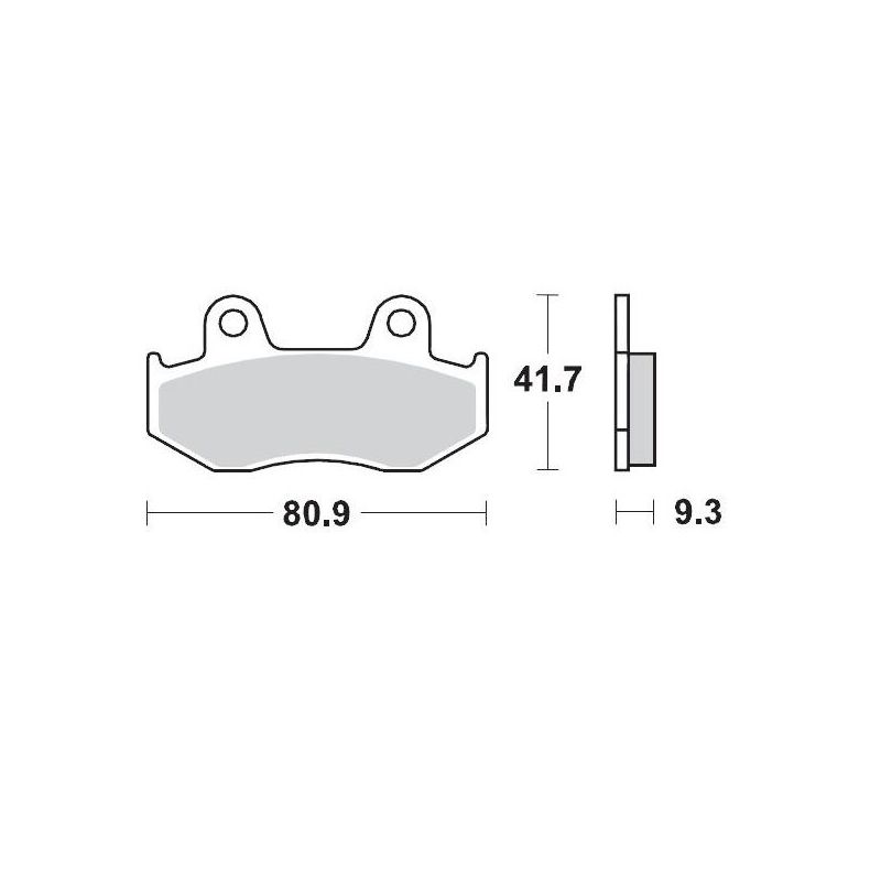 BRAKE PAD ATV SINTER PRO RACING - 17211713