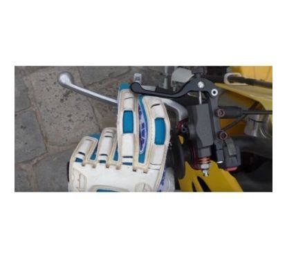 Pack DISCACCIATI Maître Cylindre ø16mm à l'index ARGENT + Support au guidon ø25.4mm ( Pour HARLEY )