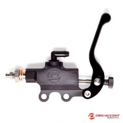 Pack DISCACCIATI Maître Cylindre ø16mm à l'index ARGENT + Support au guidon ø25.4mm ( Pour HARLEY ) Pack DISCACCIATI Maître Cylindre ø16mm à l'index ARGENT + Support au guidon ø25.4mm ( Pour HARLEY )