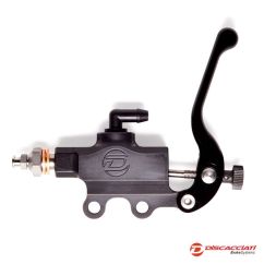 Pack DISCACCIATI Maître Cylindre ø13mm à l'index NOIR + Support au guidon ø25.4mm ( Pour HARLEY ) Pack DISCACCIATI Maître Cylindre ø13mm à l'index NOIR + Support au guidon ø25.4mm ( Pour HARLEY )